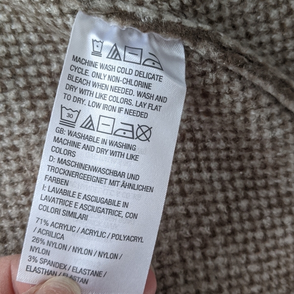 D & Co. - NWOT Striped Jacquard Open Cardigan - Picture 7 of 12